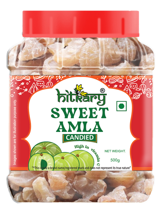 Hitkary Sweet Amla Candied (500g) - hitkary pharmacy